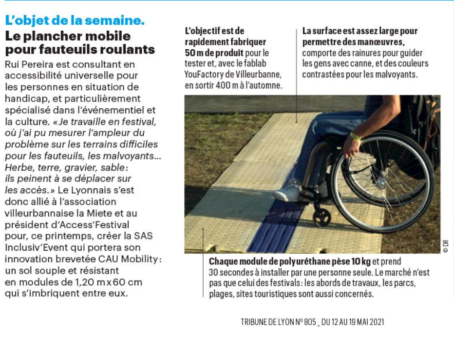 La Tribune de Lyon – Mai 2021 La Tribune de Lyon – Mai 2021