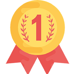 Icône médaille numéro 1 Victoires de l'innovation